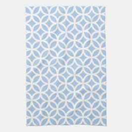 Placid Blue Geometric Kitchen Towel Theedoek