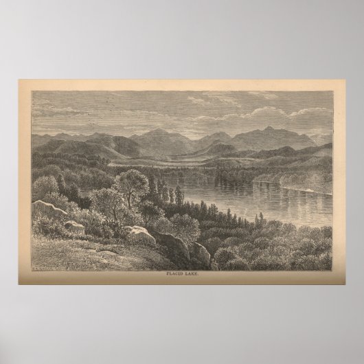 Placid Lake Poster (Voorkant)