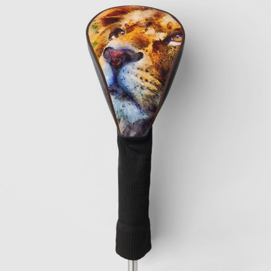 Placid Lion Face Golfheadcover (Voorkant)