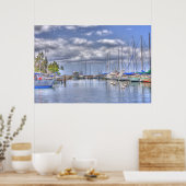 Placid Maui Harbor Poster (Keuken)
