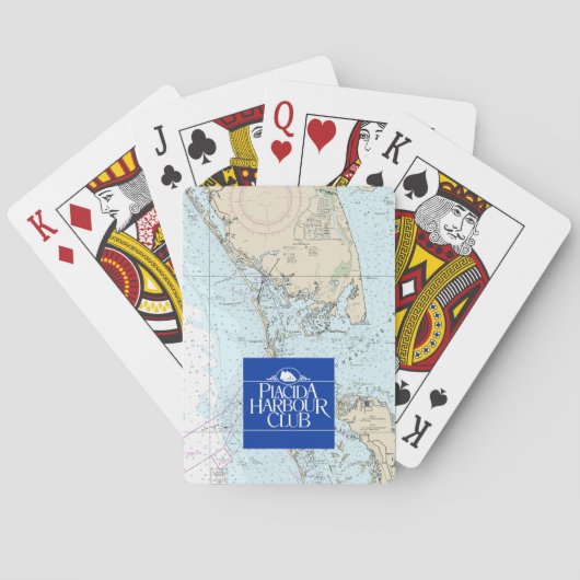 Placida Harbour Club Classic Plays Card-kaart Pokerkaarten (Achterkant)