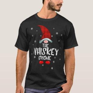 Placidity Whiskey Gnome Family Christmas Pajama Wh T-shirt