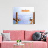 Placing the Last Link Canvas Afdruk (Insitu (Woonkamer))