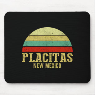 Placitas New Mexico Vintage Retro Zonsondergang Muismat