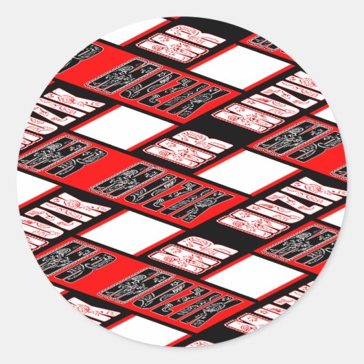 Plad Sticker (Voorkant)