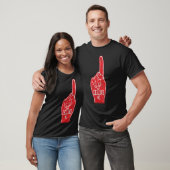 Plafan Halloween Costume Foam Finger  T-shirt (Unisex)