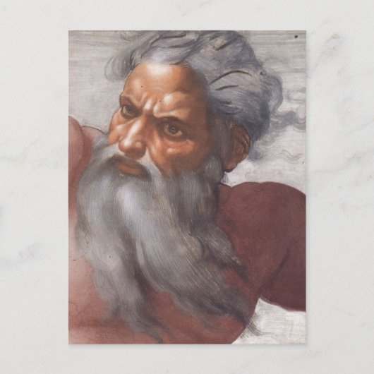 Plafel voor sistine-chapel briefkaart (Voorkant)