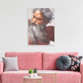 Plafel voor sistine-chapel canvas afdruk (Insitu (Woonkamer))