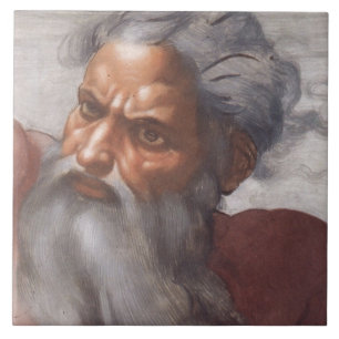 Plafel voor sistine-chapel tegeltje