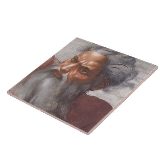 Plafel voor sistine-chapel tegeltje (Zijkant)