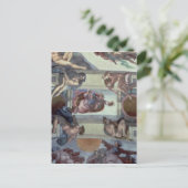 Plafond 2 van sistine Chapel Briefkaart (Staand voorkant)