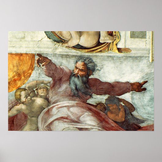 Plafond 2 van sistine Chapel Poster (Voorkant)