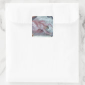 Plafond 2 van sistine Chapel Vierkante Sticker (Tas)