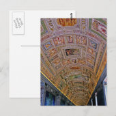 Plafond in corridor Leading to Sistine Chapel Briefkaart (Voorkant / Achterkant)