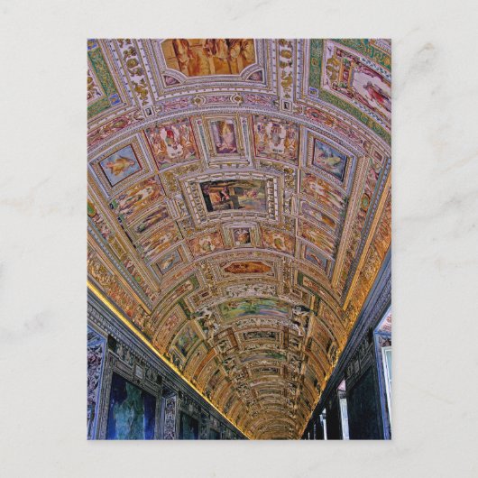 Plafond in corridor Leading to Sistine Chapel Briefkaart (Voorkant)