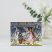 Plafond in het Vaticaanmuseum Briefkaart (Staand voorkant)