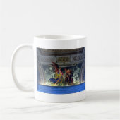 Plafond in het Vaticaanmuseum in Rome Koffiemok (Links)