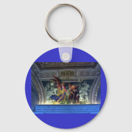 Plafond in het Vaticaanmuseum in Rome Sleutelhanger