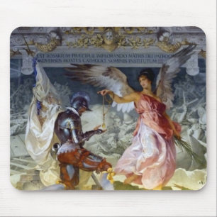 Plafond in het Vaticaanmuseum Muismat