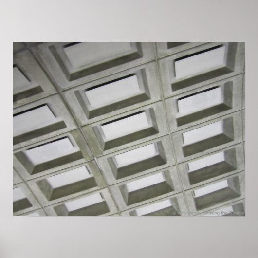 Plafond patroontegel poster (Voorkant)