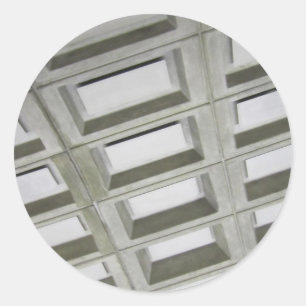 Plafond patroontegel ronde sticker
