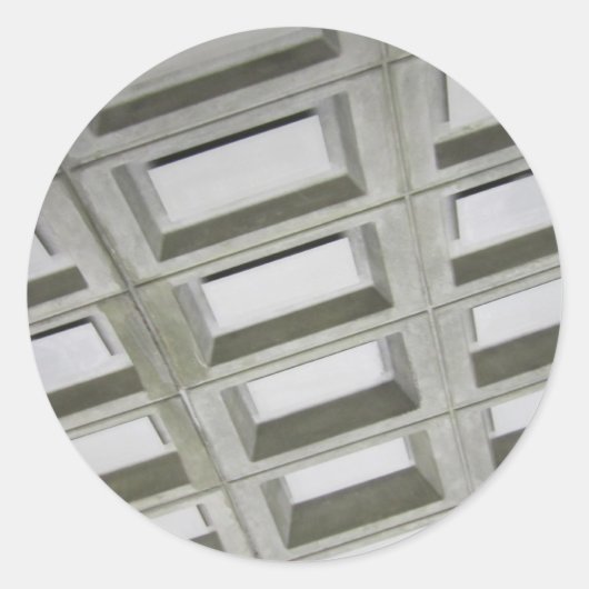 Plafond patroontegel ronde sticker (Voorkant)