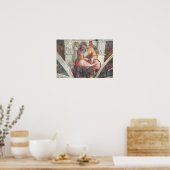 Plafond Sistine Chapel: de profeet Jeremiah Poster (Keuken)