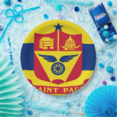 Plafond van de stad Saint Paul Papieren Bordje (Feest)
