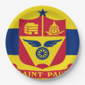 Plafond van de stad Saint Paul Papieren Bordje (Voorkant)