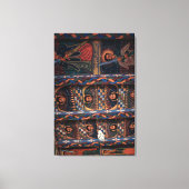 Plafond van engelen, Abba Pantaleon klooster Canvas Afdruk (Voorkant)
