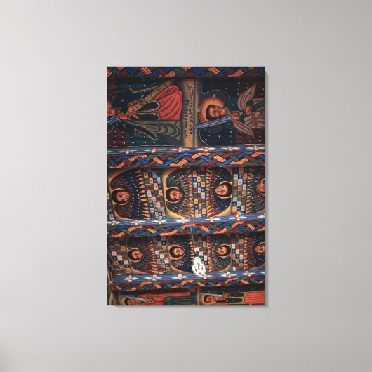 Plafond van engelen, Abba Pantaleon klooster Canvas Afdruk (Voorkant)