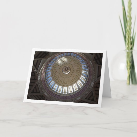 Plafond van het Mercado Central, Valencia, España Kaart (Voorkant)