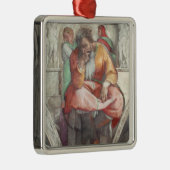 Plafond van sistine Chapel: De profeet Jeremiah Metalen Ornament (Rechts)