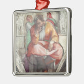 Plafond van sistine Chapel: De profeet Jeremiah Metalen Ornament (Links)