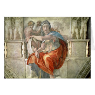 Plafond van sistine Chapel: Delphic Sibyl