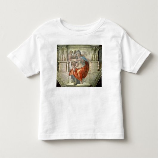 Plafond van sistine Chapel: Delphic Sibyl Kinder Shirts (Voorkant)
