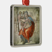 Plafond van sistine Chapel: Delphic Sibyl Metalen Ornament (Rechts)