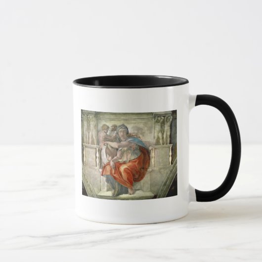 Plafond van sistine Chapel: Delphic Sibyl Mok (Rechts)