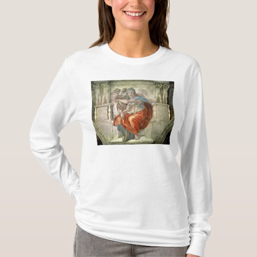 Plafond van sistine Chapel: Delphic Sibyl T-shirt (Voorkant)