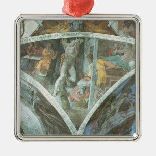 Plafond van sistine Chapel: Haman Metalen Ornament