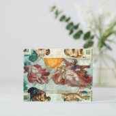 Plafond voor sistine Chapel 3 Briefkaart (Staand voorkant)