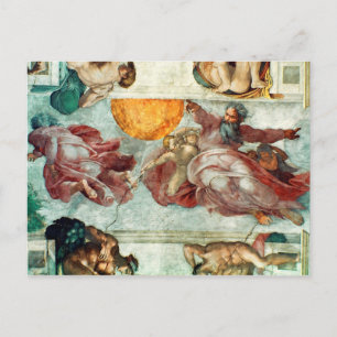 Plafond voor sistine Chapel 3 Briefkaart
