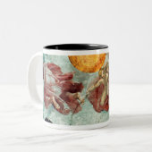Plafond voor sistine Chapel 3 Tweekleurige Koffiemok (Voorkant links)