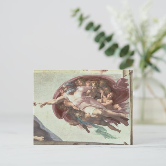 Plafond voor sistine Chapel Briefkaart (Staand voorkant)