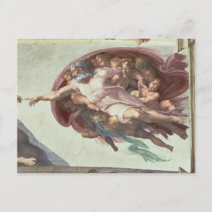 Plafond voor sistine Chapel Briefkaart