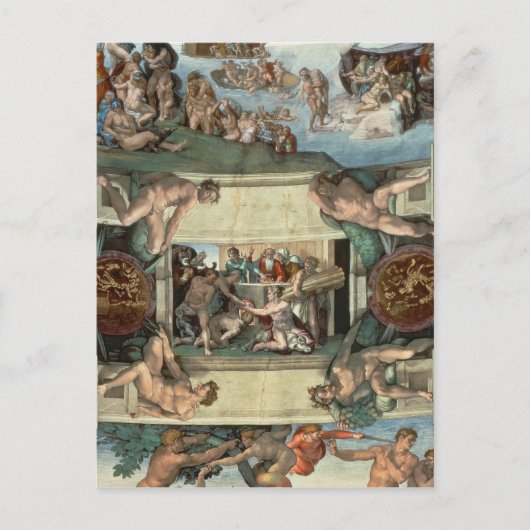 Plafond voor sistine Chapel Briefkaart (Voorkant)