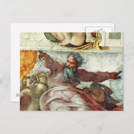 Plafond voor sistine Chapel Briefkaart (Voorkant / Achterkant)