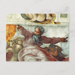Plafond voor sistine Chapel Briefkaart