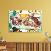 Plafond voor sistine Chapel Canvas Afdruk (Insitu (Woonkamer))