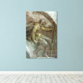 Plafond voor sistine Chapel Canvas Afdruk (Insitu (Houten vloer))